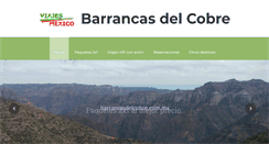 Desktop Screenshot of barrancasdelcobre.com.mx