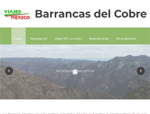 Tablet Screenshot of barrancasdelcobre.com.mx